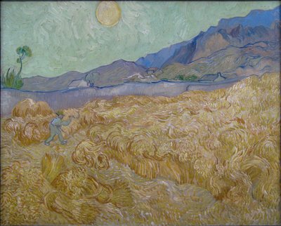 Kornfeld mit Schnitter von Vincent van Gogh